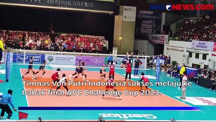 Sejarah Tercipta! Timnas Voli Putri Indonesia ke Final AVC Challenge Cup 2023 Usai Kalahkan Taiwan