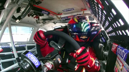 Скачать видео: Early cautions fly as Xfinity Series takes on Nashville