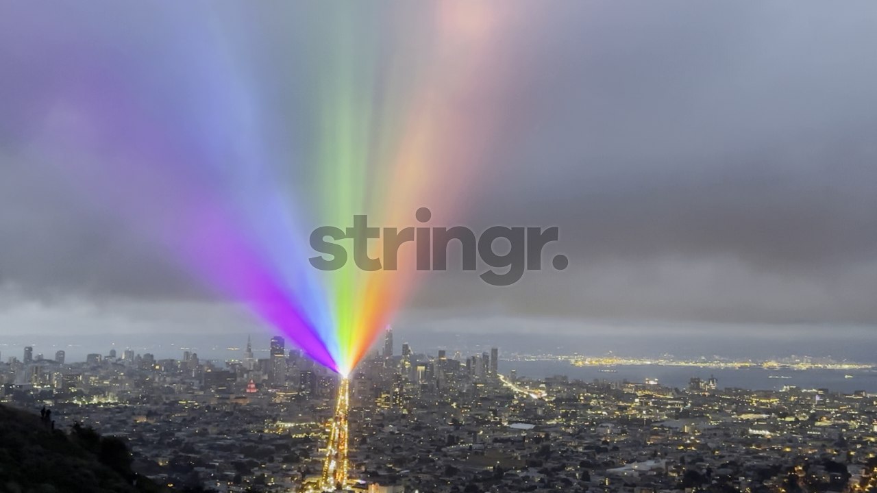 San Francisco RAINBOW LASER