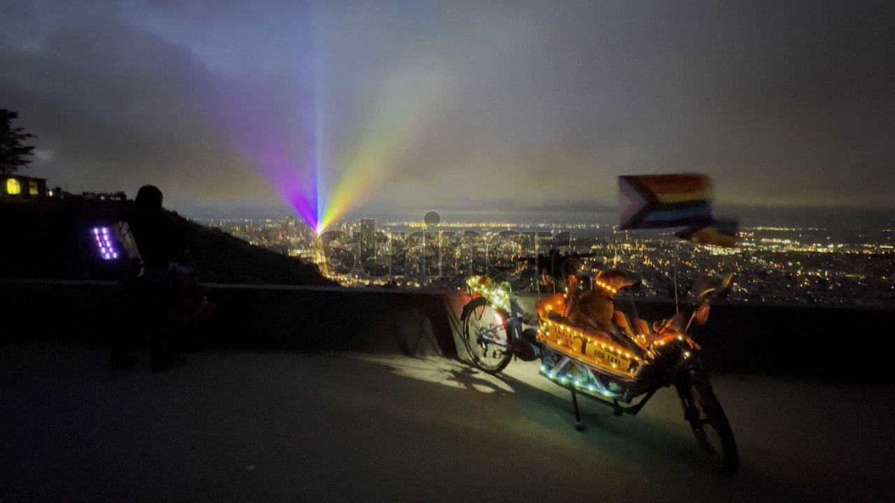 San Francisco RAINBOW LASER