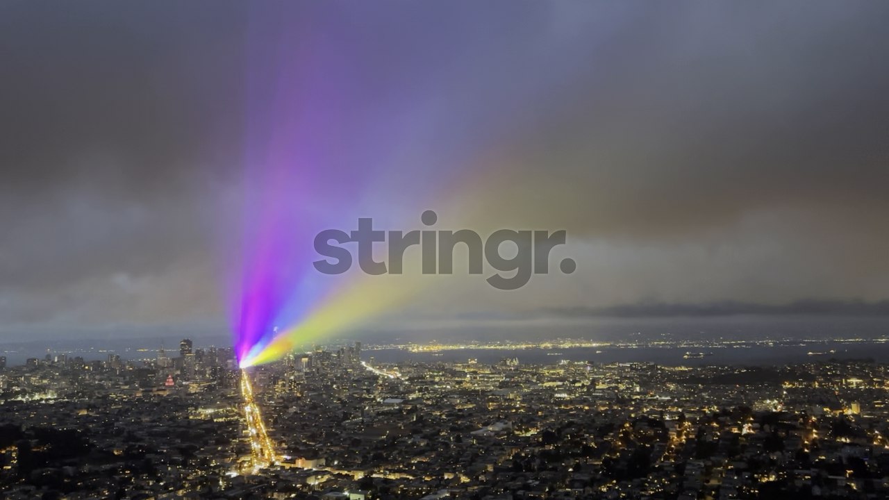San Francisco RAINBOW LASER