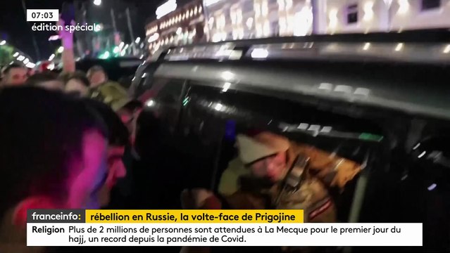 Russie : Les images du départ du Groupe Wagner sous les acclamations de la foule et aux cris de Que Dieu vous protège !