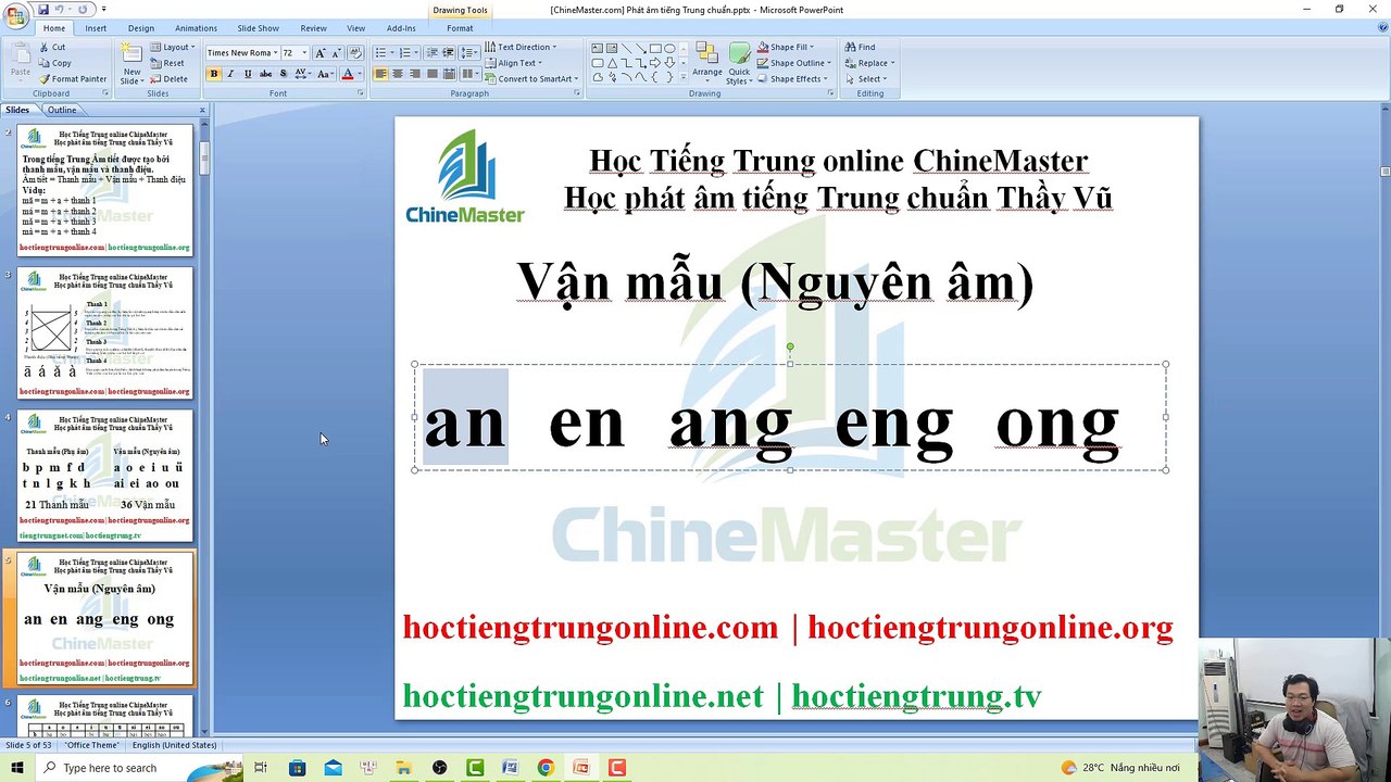Học tiếng Trung Royal City Quận Thanh Xuân Hà Nội bài 1 Lớp em Nguyễn Anh Tuấn