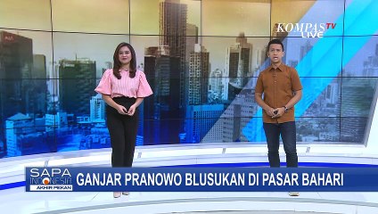 Ganjar Pranowo dengar Aspirasi Pedagang saat Blusukan di Pasar Bahari Jakarta Utara