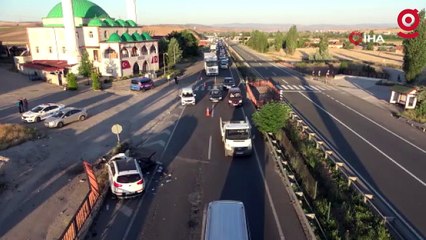 Bayram tatili yolunda feci kaza: 3 yaralı