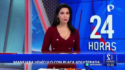 Ate: delincuente manejaba vehículo con placa adulterada y usaba huesos de pollo para robar