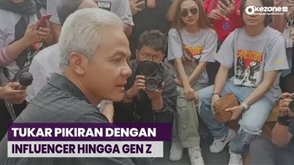 Ganjar Pranowo Tukar Pikiran dengan Influencer hingga Gen Z di Senayan