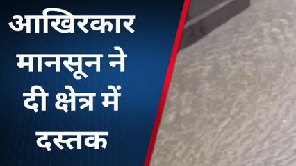 मुज़फ्फरनगर: 12 घंटे से लगातार हो रही झमाझम बारिश, गांव की गलियां हुई पानी से लबालब