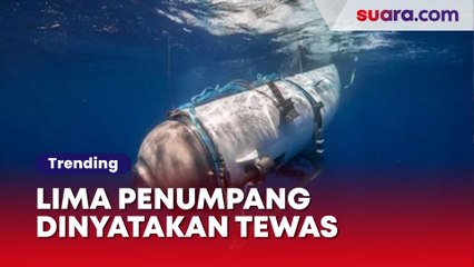 Meledak di Dalam Laut, Lima Penumpang Kapal Selam Wisata Titanic Dinyatakan Tewas