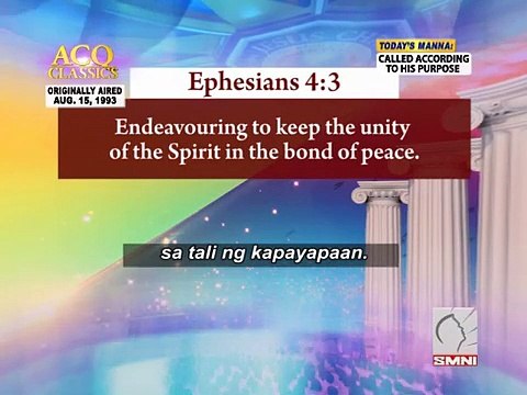 ACQ CLASSICS: Called According to His Purpose • Pastor Apollo C. Quiboloy