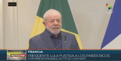 Presidente Lula denuncia indiferencia de países ricos con Haití