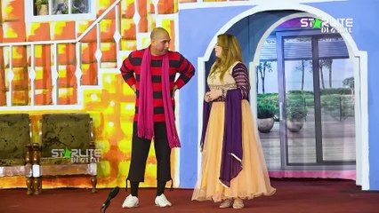 Goshi 2 and Nida Choudhary With Vicky Kodu Latest Stage Drama Gandi Aulaad Comedy Clip 2023