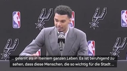 Wembanyama dankt Spurs-Hall-of-Famer für Tipps