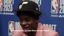 Jazz Rookie Taylor Hendricks Reacts to Being Picked 9th Overall
