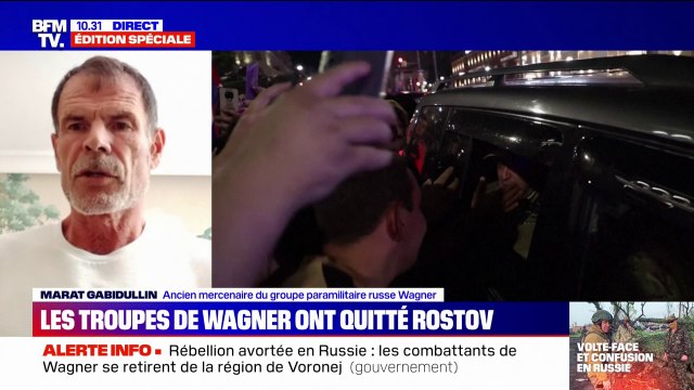 Rébellion avortée de Wagner: La plupart des mercenaires ne rejoindra pas l'armée régulière russe , suppose Marat Gabidullin, ex-membre de Wagner