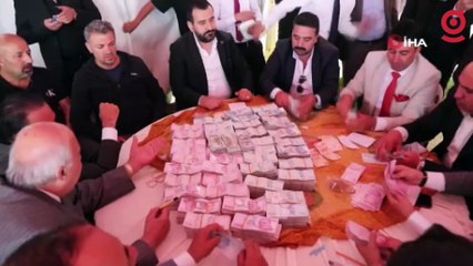 Aşiret düğününde geline 4 kilo altın, damada 6 milyon TL takıldı