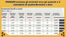 PENSIONI arrivano gli arretrati! ecco gli aumenti e il calendario di quattordicesima e altro