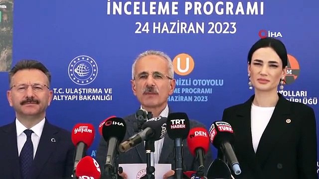 Le ministre Uraloğlu a testé l'autoroute Aydın-Denizli