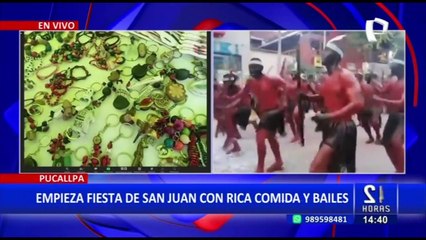 Pucallpa de fiesta: Celebración de San Juan inicia con rica comida y bailes