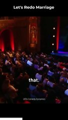 Stand Up Comedy "let's redo marriage"