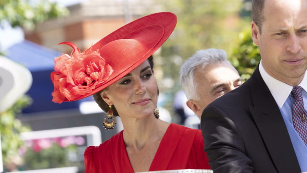 Kate als Lady in Red und extremen High Heels: So ist ihr Ascot sicher