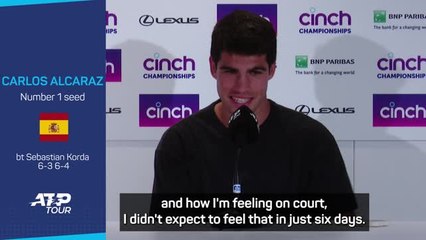 Alcaraz 'surprised' with grass court form ahead of Wimbledon