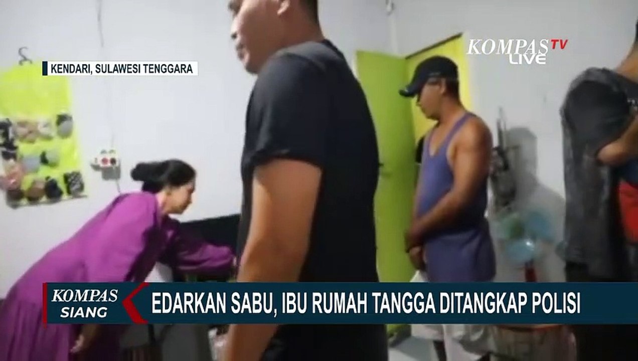 Gerebek Rumah Ibu Rumah Tangga di Kendari, Polisi Sita Sabu Seberat 8,24 Gram!