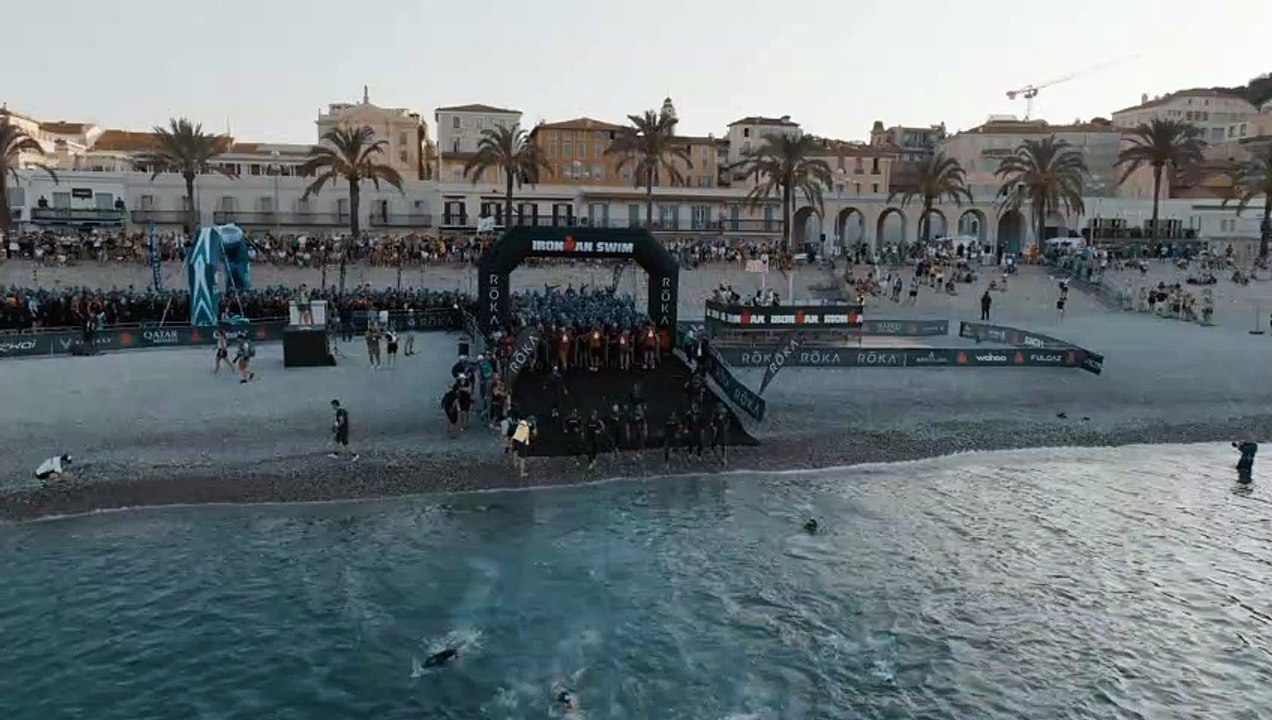 L'Ironman de Nice 2023 vu d'en haut
