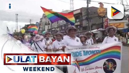 Mga miyembro ng LGBTQIA+, ibinida ang mga magagandang kasuotan sa Pride Parade sa Butuan City