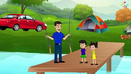 FIRST TIME FISHING _ New Video _ Animated Stories _ English Cartoon _ Moral Stories _ PunToon Kids