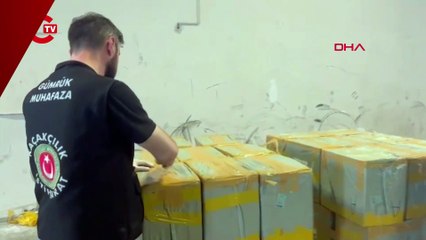 Sabiha Gökçen Havalimanı'nda elektronik sigara tütünü operasyonu: 25 bin paket ele geçirildi