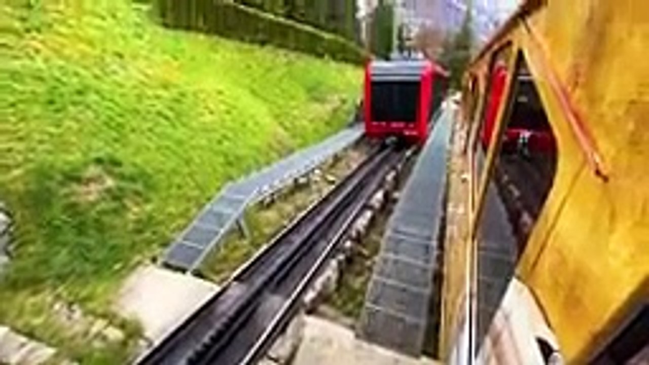 Breathtaking train ride in the Swiss Alps  Pilatus 4K_144p