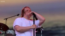 Glastonbury crowd sings with emotional Lewis Capaldi as he struggles to finish set