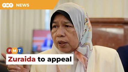 Zuraida to appeal ‘baseless’ court decision