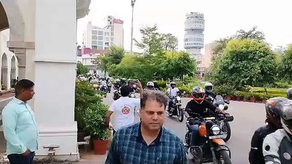 मादक पदार्थ के दुरुपयोग और अवैध तस्करी के खिलाफ जागरुकता के लिए निकाली बाइक रैली