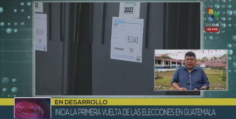 En Guatemala inicia jornada de comicios generales