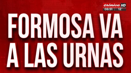 Domingo electoral: Formosa va a las urnas