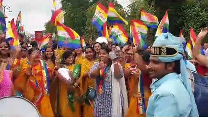 आचार्य सौरभ सागर का गुलाबीनगरी में पहली बार मंगल प्रवेश, उमड़ा श्रद्धाभक्ति का सैलाब