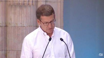 Feijóo ironiza sobre Sánchez como "gran presentador" y pide que entreviste a Montero