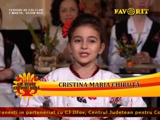 Cristina Chiruta - Sunt taranca dobrogeana (Am venit cu voie buna - Favorit TV - 25.02.2017)