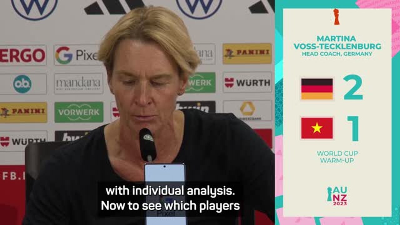 Voss-Tecklenburg demands German improvement ahead of World Cup