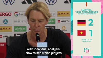 Voss-Tecklenburg demands German improvement ahead of World Cup