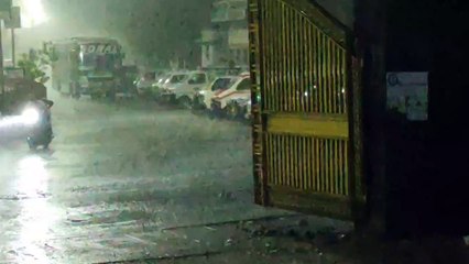 Weather Update: रात को बरसात में भीगा अजमेर, बह गया पानी