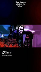 Best Batman Villain in the Trilogy? #fun #batman #comics #movie #joker