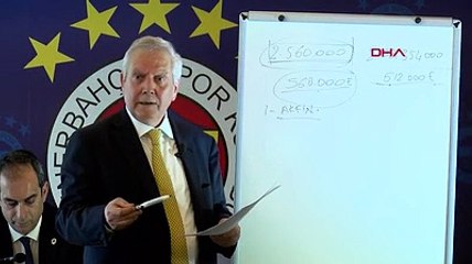 Aziz Yıldırım tahtanın başına geçti, hesapları tek tek açıkladı