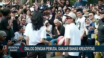 Ganjar Pranowo Bincang-Bincang soal Kreativitas dengan Pemuda di Pintu 6 GBK Jakarta!