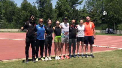 ERZURUM - Atlet babasının ısrarıyla ağlayarak başladığı sporda şimdi olimpiyatlara aday