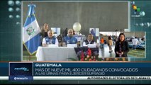 Guatemala: Participan 22 binomios en elecciones presidenciales
