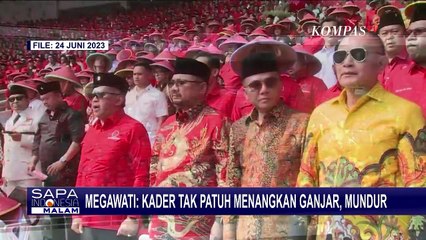 Megawati Minta Kader yang Tak Patuh Menangkan Ganjar, Mundur