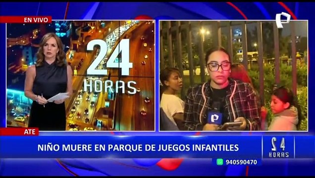 Ate: niño de 10 años muere en parque de juegos infantiles